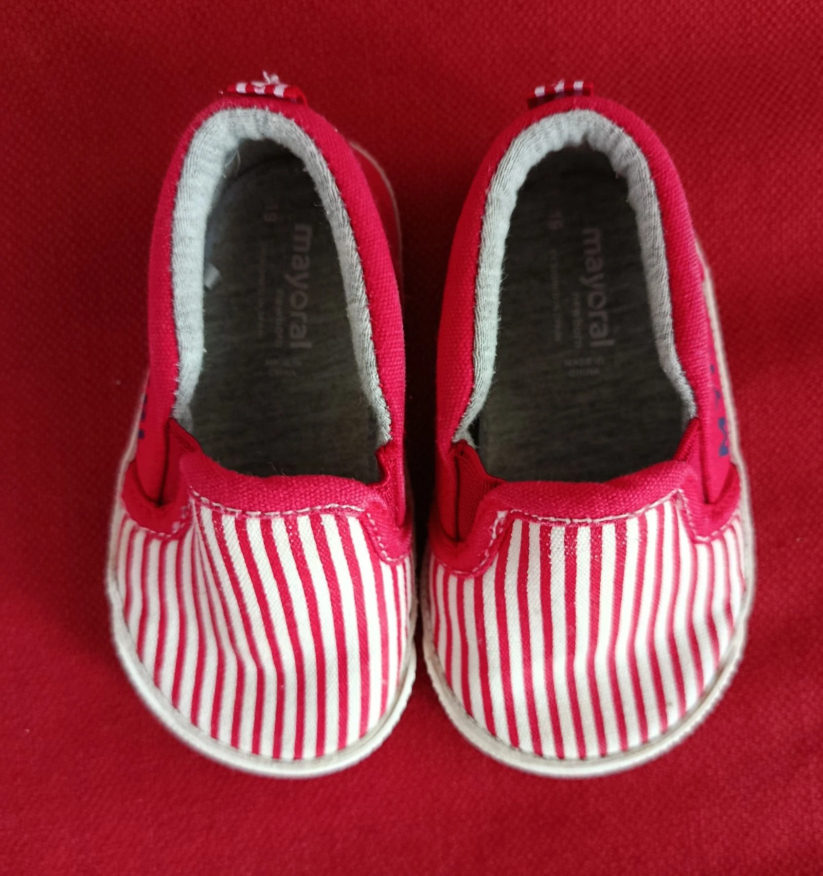 Zapatillas de tela bebé 